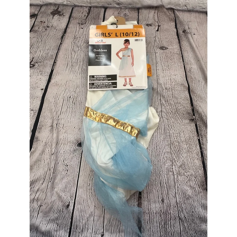 NEW Girls Celebrate! Goddess Halloween Costume